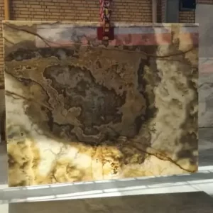 White Grey Onyx Stones Slabs ()